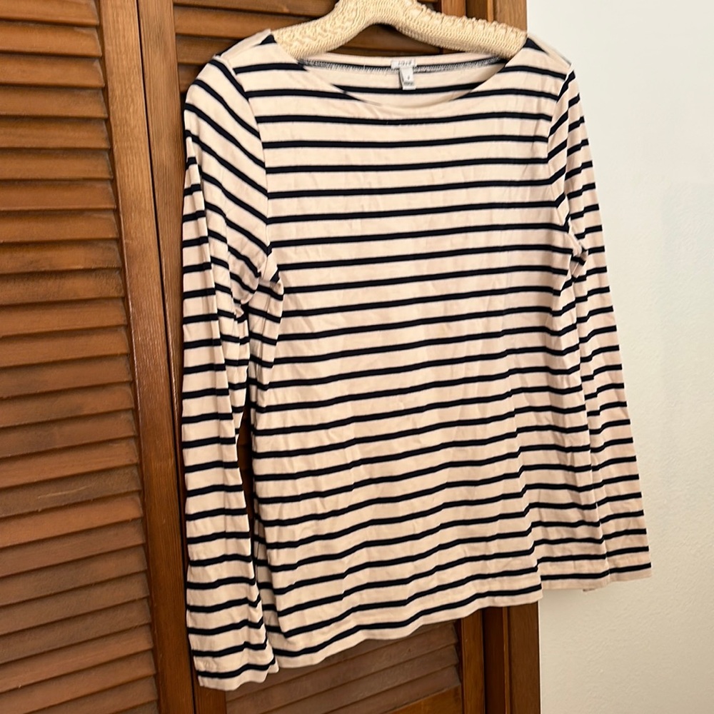 JCrew Striped Long Sleeve Tshirt